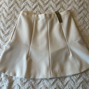 J.Crew Ivory A Line Skirt Size 4